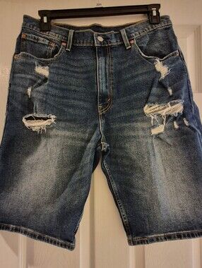 Men's Levi 569 Denim Shorts Size 34